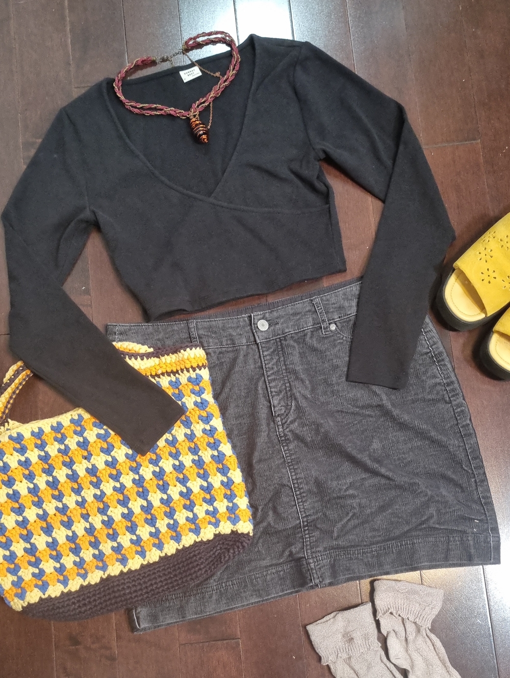 💛 Sunday Best | Wrap long sleeve top